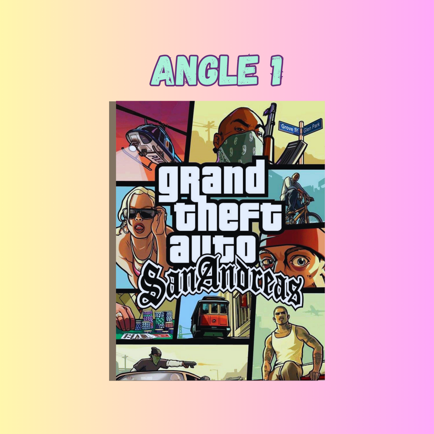 GTA 3-Angles Poster